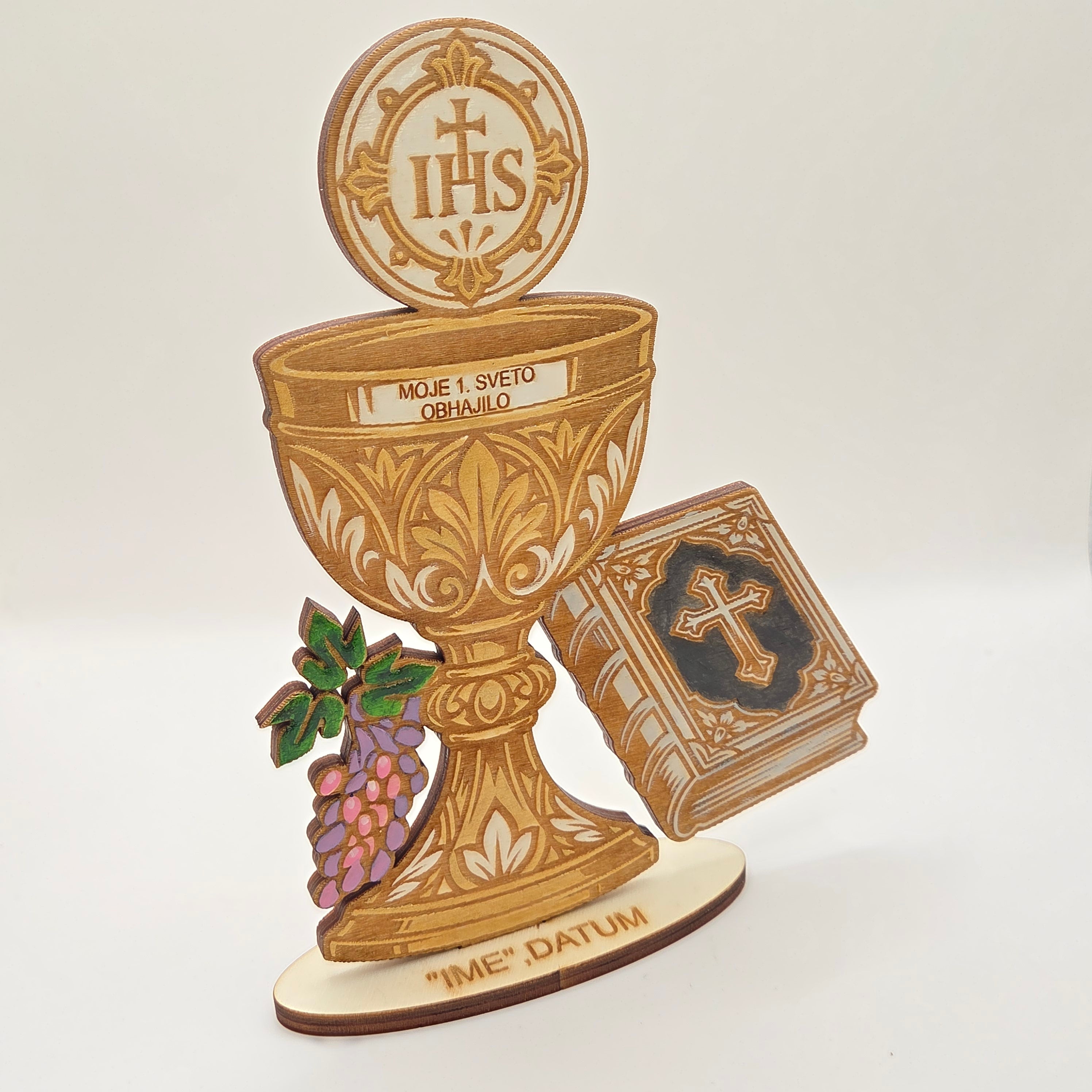 Personaliziran kelih za sveto obhajilo