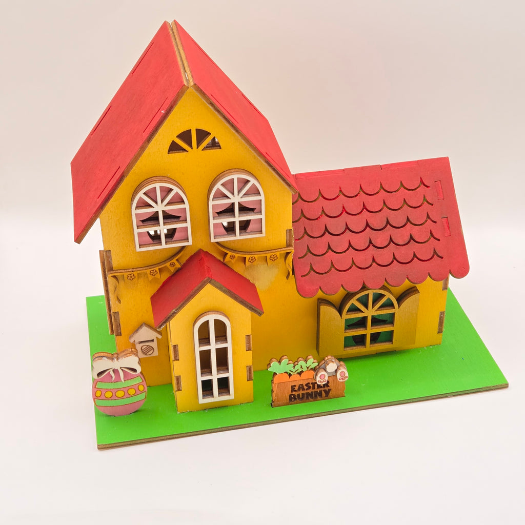 Osterhäuschen – dekoratives Holzhaus