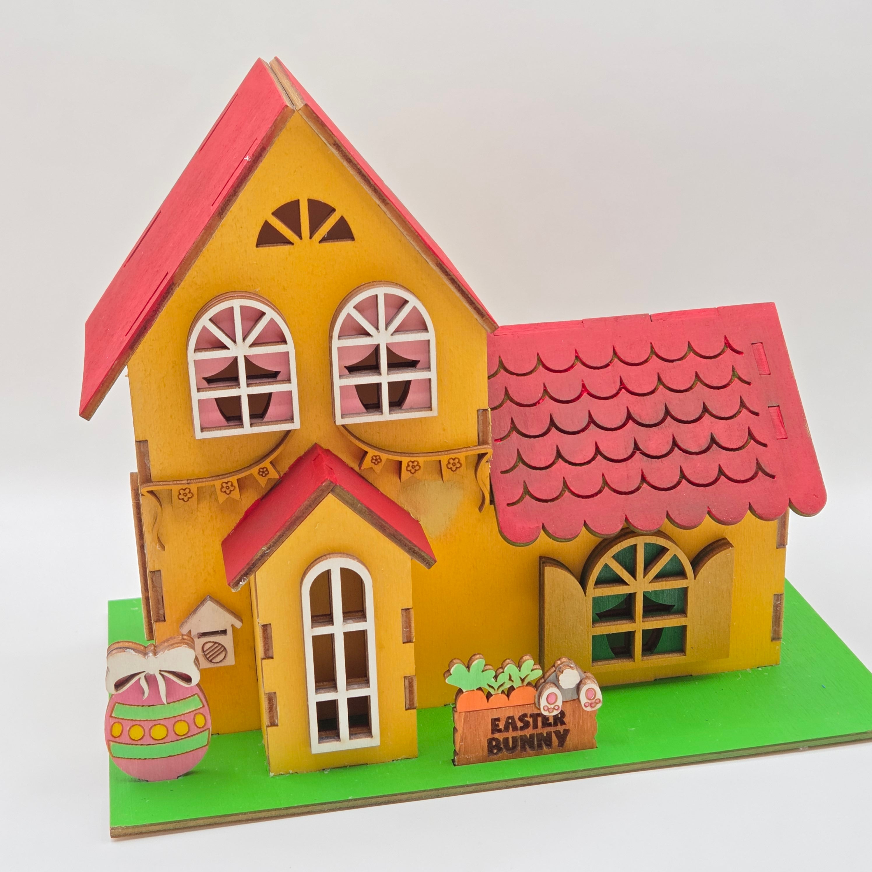 Osterhäuschen – dekoratives Holzhaus