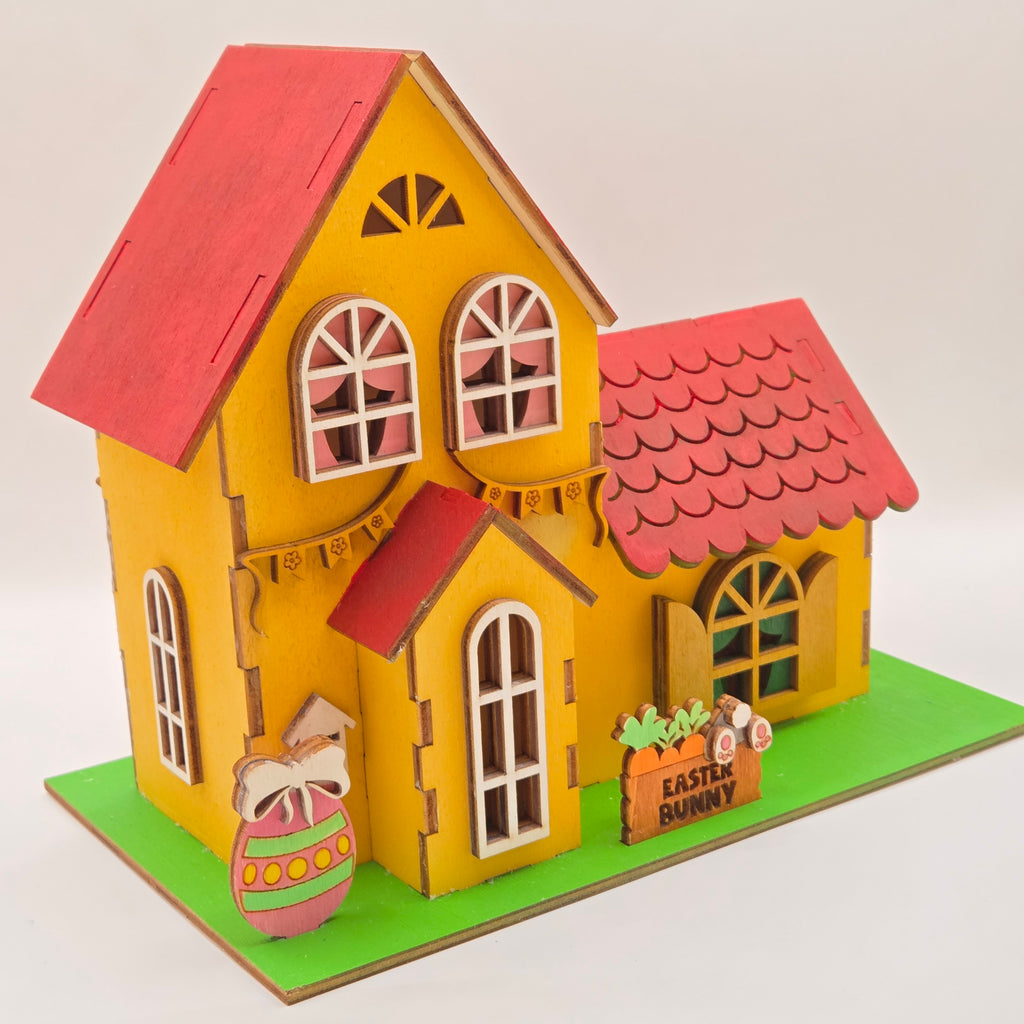 Osterhäuschen – dekoratives Holzhaus